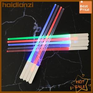 haidianzi 1 PCS LED Lightsaber Luminous Chopsticks Detachable Washable Reusable Free Tableware For Kitchen Dinner
