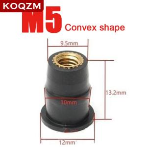 [COD] KOQZM KITCHEN Motorcycle Tuning Windshield Rubber Nut N4m5m6 Brass Nut Expanded Rubber Well Nut Fastener