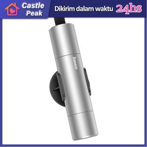 Baseus Alat Pemecah Kaca Mobil Palu Darurat Pemecah Kaca Mobil Cutting Seat Belt Emergency Safety Hammer Glass Breaker