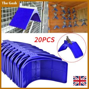 [The Gesh] 20PCS V Pigeon Bird Pet Roost Bird Equipment Racing Pigeon Stand Rest Stand UK
