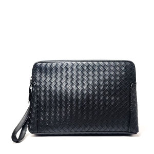 Tas Tangan Kulit Hand Bag Cluth Leather Dompet Panjang Key Automatic Qualitas Ternama Model Rajut Zamarc