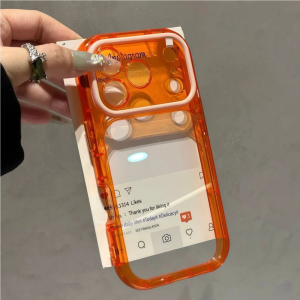 Luxury With Lanyard Shockproof Rainbow Phone Case For iPhone 18 17 16 15 14 13 12 11 Pro Max Clear Puff Bumper Back Cases Cover
