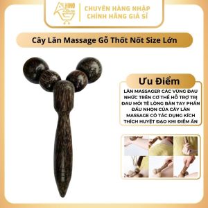 Cây Lăn Massage Bằng Gỗ Hỗ Trợ Đau Nhức Toàn Thân Thái Lan Dụng cụ massage toàn thân bằng gỗ tự nhiên - Hinohouse