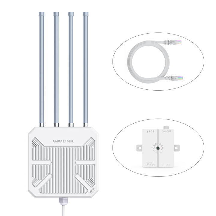WAVLINK WiFi6 屋外用メッシュルーター / AP / –AX3000 Amazon.co.jp: WAVLINK WiFi6 屋外アクセス ポイント、デュアル