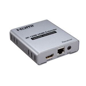 4K 120M HDMI Ethernet Extender Cascade Connection Via Cat5e CAT6 RJ45 Network Cable Audio Video Sync Transmission Transmitter Receiver Converter