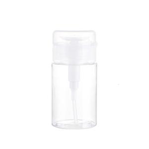 Đẩy xuống bộ phận bơm xịt rỗng refillerble chai với lật đầu mũ cho móng tay đánh bóng du lịch mỹ phẩm Chai đựng