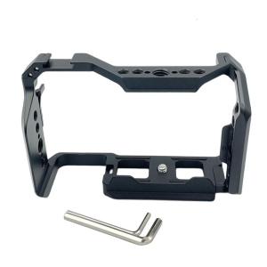 Ergonomic Silicone Grip Camera Cage for ZV-E10 II Cable Protections Clamp Quick Release Mounting System