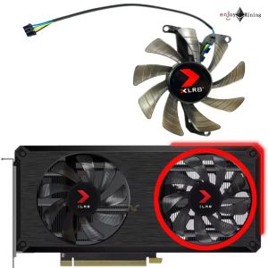 พัดลมการ์ดจอ PNY GeForce RTX 3060 3060ti XLR8 REVEL EPIC-X Dual Fan Graphics Card cooling Fan