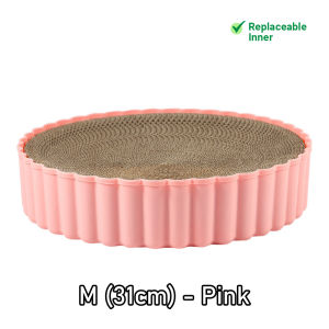 POODEE PETS Malaysia Refill Large 40cm Cat Scratcher Board Cat Toy Cat Tree Cat Scratches Papan Cakar Kucing Scratch Board FREE CATNIP