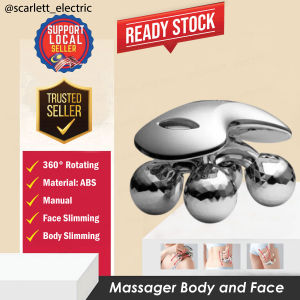 4D Roller Massager Alat Urut Muka & Badan Stainless Steel Face Body Slimming Massage Tool
