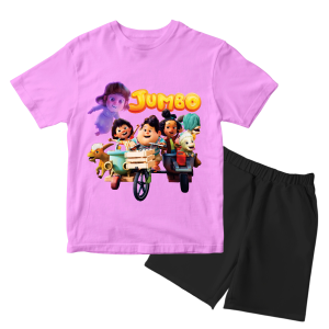 Baju Kaos Setelan Anak Laki Laki Dan Prempuan Karakter Kartun Jumbo Lucu Usia 1 - 10 Tahun - DTF