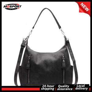 【Free Shipping】 PU Leather Simple Shoulder Bag Large Capacity Leisure Crossbody Bag Versatile Handbag Travel Work Dating Shoulder Bag
