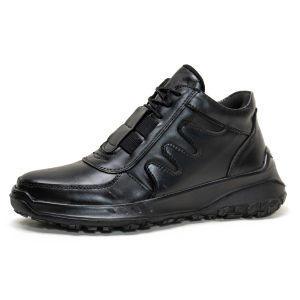 Sepatu Pria Sneakers Kasual Bahan Kulit Sneakers High Outsole Karet Kelra R.201