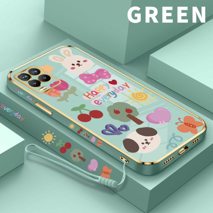 Custodia Realme C65 4G Verde Antiurto con Stand | Cover Ibrida PC TPU