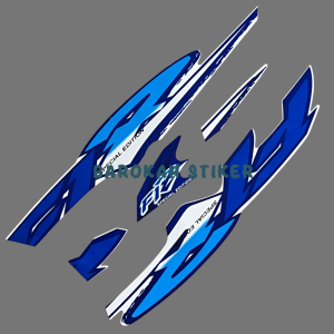 Striping Stiker yamaha f1zr fiz r f1 zr 1996 putih biru stiker list body