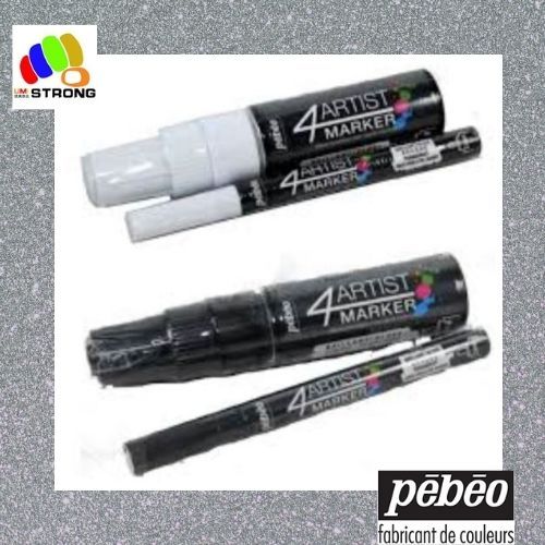 Pebeo 4Artist Oil Paint Marker - 2mm Black Tip For Detailed Drawing & Fine Writing