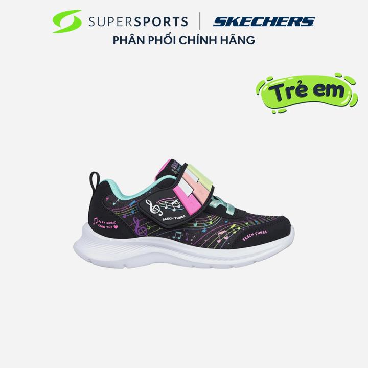 SKECHERS Giày sneaker bé gái Jumpsters 302219L-BKMT Giày Thể