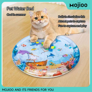 Mojioo Cat Summer Cooling Mat Dogs Bed Thickened Pet Water Cushion Puppy Cats Kennel Cool Cold Ice Pad Water Play Mat Cushion Pet Supplies Random Color Pet Inflatable Water Mat