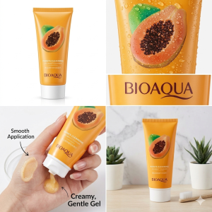 Biotique Bio Papaya Visibly Flawless Skin Face Wash 100ml I All Skin Type I Dissolve Dead Surface Cells Unclog Pore Openings