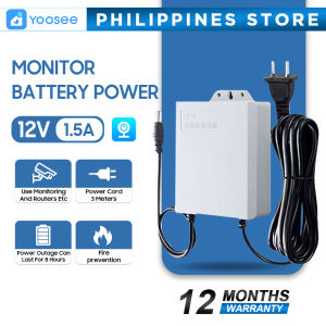 V380 Pro 12V 1.5A Uninterruptible Power Supply Mini UPS Battery Backup for WiFi Router Modem and Outdoor CCTV Security Camera  9 hours UPS Monitoring Power Outage Endurance Power Supply Outdoroor CCTV Built-in Battery Working System IP Camera Power Cord