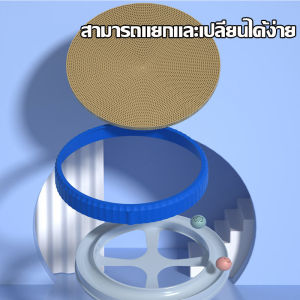 【Clarence-LZ】COD ของเล่นแมว 3 ชั้น ทรงกลม ที่ลับเล็บแมว ทนต่อการสึกหรอ