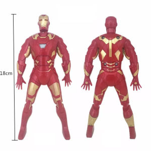 1pcs Avengers siêu anh hùng đồ chơi tượng nhỏ Mô Hình 360 ° whirling Spider Man Hulk sắt man hình hành động quà tặng cho bé