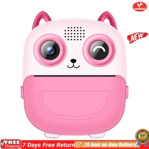 [VOF] 6 In 1 Cute Digital Camera Dual-Lens Portable Video Camera Type-C Rechargeable Mini Instant Print Camera Christmas Birthday Gifts