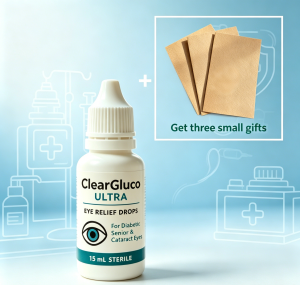 Clear Gluco Ultra Eye Relief Drops 30ml - Eye care - Fast relief - FDA approved - Dr. Atolie Arboleada endorsement