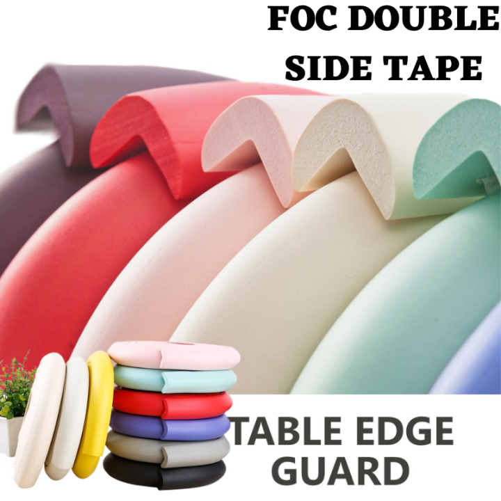 Table edge bumper clearance guard