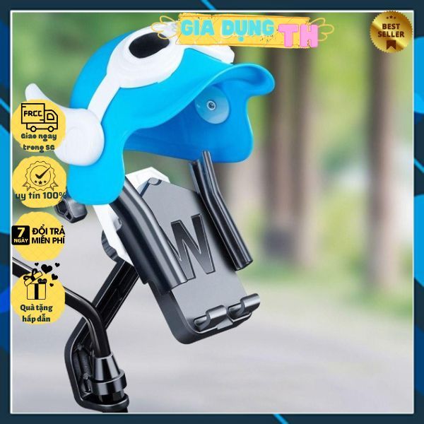 Giá kẹp điện thoại có mũ che nắng mưa thông minh thế hệ mới, giá đỡ ...