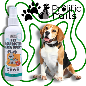 MDCP - Prolific Tails Restricted Area Spray 120ml | Safe & Effective Deterrent for Pets