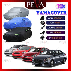 Hyundai Accent Old & New YAMACOVER Single layer 3 Color Car Cover Full Protection Outdoor Waterproof Penutup Kereta Selimut