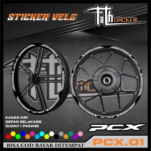 cutting sticker velg all PCX CODE 01 bisa COD