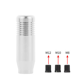 JDMGRAM Aluminum Universal Car Gear Knob 8.5cm Automatic Manual Auto Shifter Knob Handle JDM Anti-Slip Tombol Gear Shift Lever Automobile Accessories