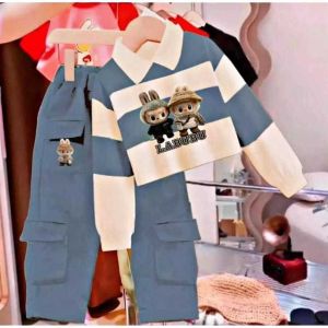 Baju anak Labubu terlaris no.1 SETELAN LABUBU PINK FANTA KARGO SALUR ANAK USIA 1-12 TAHUN / ONE SET CROP BAJU SALUR ANAK / BAJU ANAK PEREMPUAN TERBARU / SETELAN ANAK SWEATER CELANA KARGO