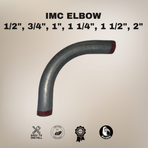 EMT & IMC Elbow – Electrical Conduit Bend (1/2" 3/4" 1" 1 1/4" 1 1/2" 2")