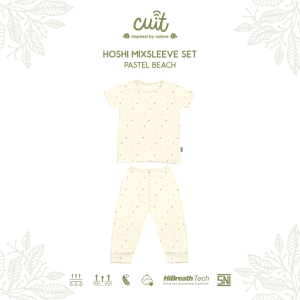 [NEW MOTIF] CUIT Hoshi Setelan Anak 1 - 6 Tahun Tangan Pendek Celana Panjang Motif Minimalis