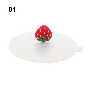 SHIRUI Cute Cap Tea Coffee Lids Dustproof Suction Cup Cover Silicone Cup Cover Leakproof