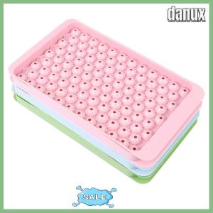 danux 1Pc 104 Grid Mini Ice Cube Tray Mold Food Grade Small Ice Cube Maker Mould Easy Release Round Ice Molds For Whiskey Cold Drink