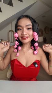 20PCS/Set Silicone Mushroom Bell Curling Iron Perm Lazy Bang Curl Sleeping Curler Non-Hair