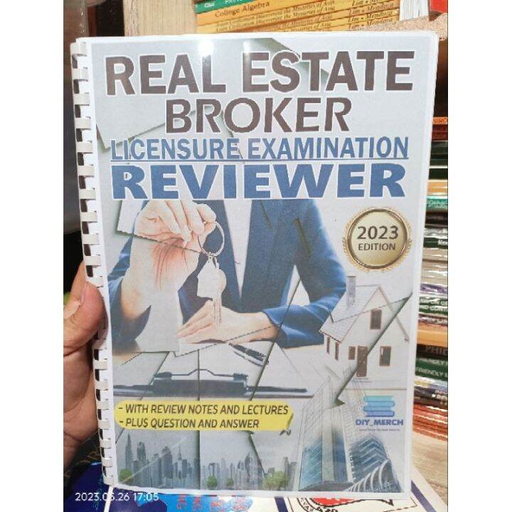 REAL ESTATE BROKER LICENSURE EXAMINATION REVIEWER 2023 | Lazada PH