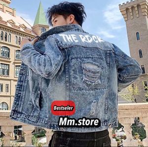 (Bisa COD) Jacket Jeans Korea Style Model Terbaru untuk Pria / Jacket Denim Pria Kekinian Desaign Terbaru Harga Termurah