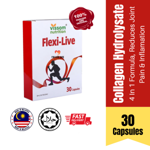 VISSOM NUTRITION Flexi-Live Capsule (30s) | Joint Supplement Joint Repair Supplement