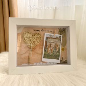 15200014 flower frame 3D | KADO PACAR | HADIAH WISUDA | PERNIKAHAN | BIRTHDAY | Engagement | ANNIVERSARY DLL CUSTOM