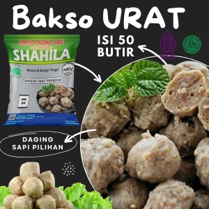 VIRAL ISI 50 BUTIR bakso shahila urat premium daging sapi alsi dengan kombinasi daging ayam isi 50 butir dengan rasa yang nikmat dan bergizi tinggi cocok untuk kecerdasan otak serta masakan dan cemilan