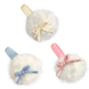 Bowknot kiểu dáng bảo vệ tai trời lạnh cản gió thời tiết bịt tai cho phụ nữ cô gái trượt tuyết mua sắm mùa đông ngoài trời mặc hàng ngày