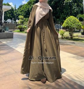 gamis abaya polos kekinian dress lebaran 2026 gamis terlaris
