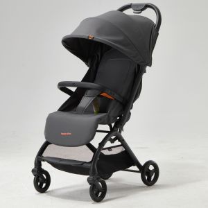 happy dino A Lightweight Convertible Four-Wheel Baby Stroller with Sitting and Reclining Positions and UV Protection