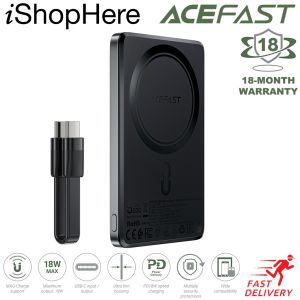 Acefast M8 5000mAh PD 18W Ultra Thin Magnetic Wireless Charging Power Bank Flight Friendly