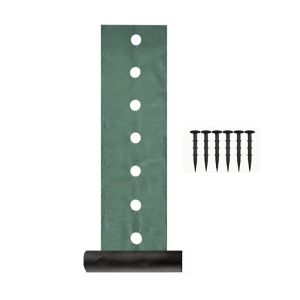 SWEET Pre-punched Holes Perforated Grass Proof Cloth Double Layer Biodegradable Weed Control Ground Cover Vegetable Beds Cloth Breathable Permeable Breathable Weed Barrier Vegetable Gardens
